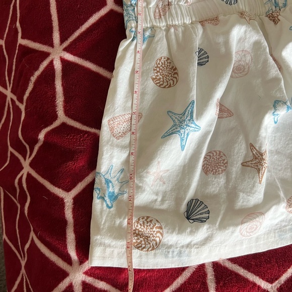 NWT Ann Taylor LOFT White Beach Print Tank Top Medium - Picture 8 of 8